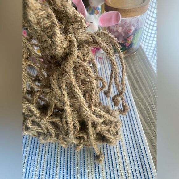 KKIBO Macrame Market Bag Brown - Picture 7 of 14